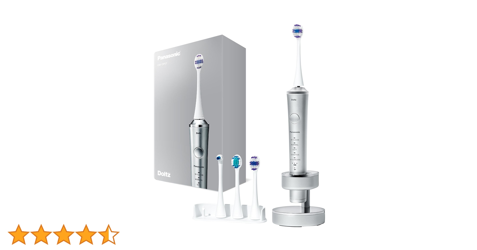 Panasonic 電動ハブラシ Doltz EW-DP57 　シルバー 概要 音波振動ハブラシ(電動歯ブラシ) ドルツ EW-DP57 | オーラルケア